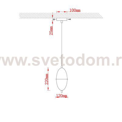 Подвес Arte Lamp A2089SP-3GO ANDROMEDA