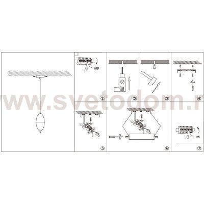 Подвес Arte Lamp A2089SP-3GO ANDROMEDA