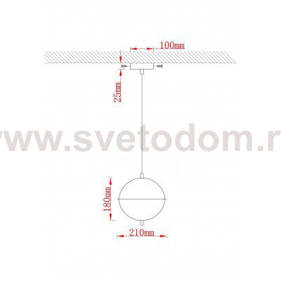 Подвес Arte Lamp A2089SP-5GO ANDROMEDA