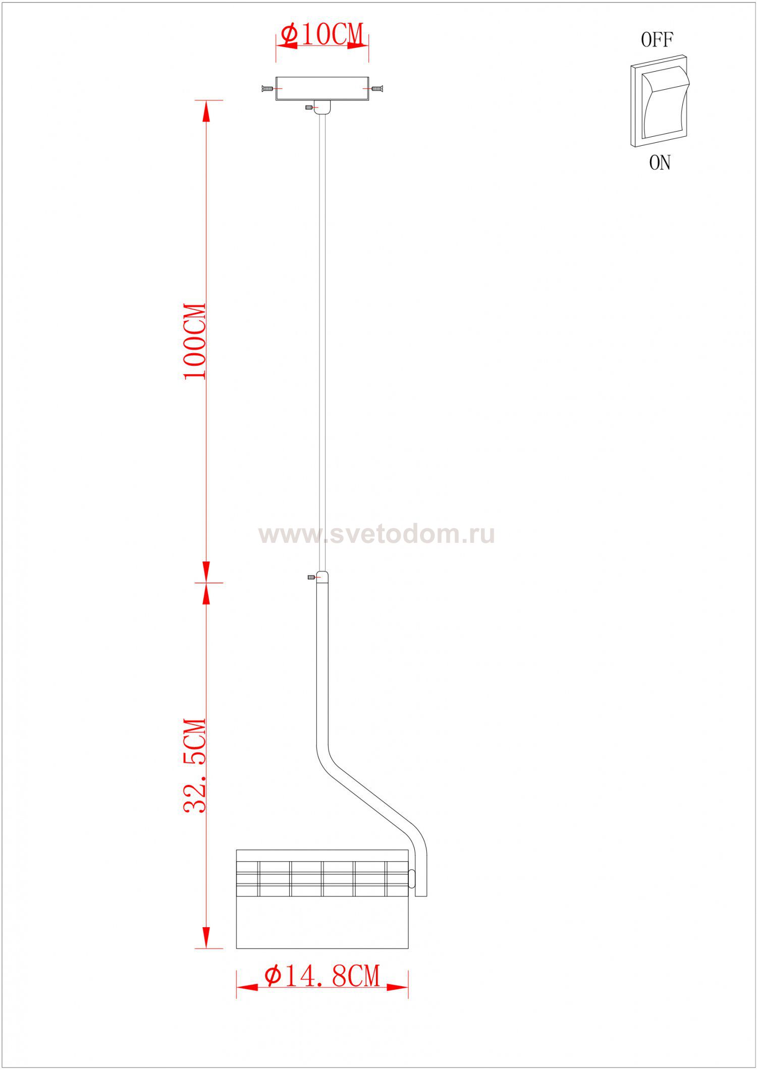 Светильник подвесной Arte Lamp A2094SP-1BK MOSAIC
