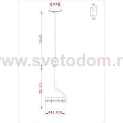 Светильник подвесной Arte Lamp A2094SP-1BK MOSAIC