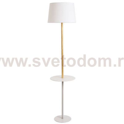 Торшер со столиком Arte Lamp A2102PN-1WH CONNOR