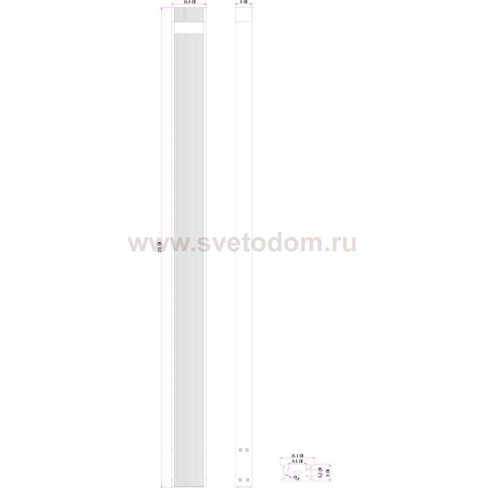 Уличный светильник Arte Lamp A2140PA-1BK ARNEB