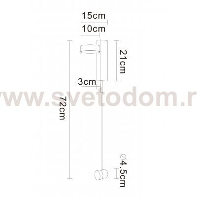 Светильник настенный бра Arte Lamp A2142AP-10PB