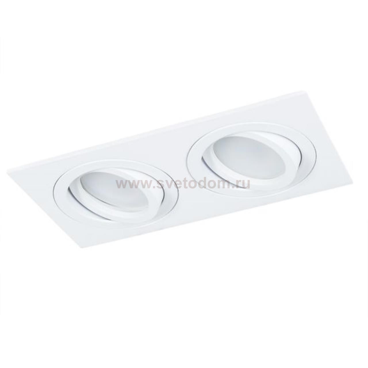Светильник встраиваемый двойной Arte lamp A2168PL-2WH TARF 2*GU10