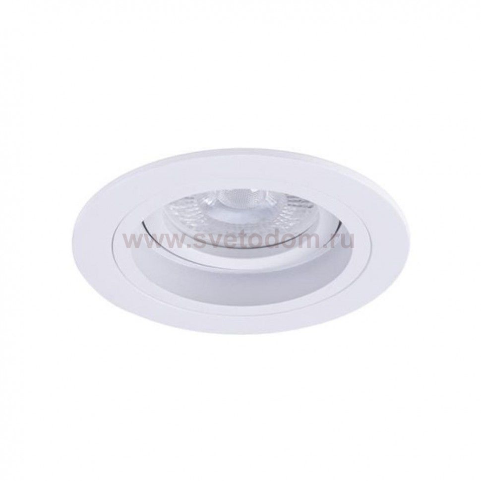 Светильник точечный встраиваемый со сменной лампой Arte Lamp A2177PL-1WH TARF