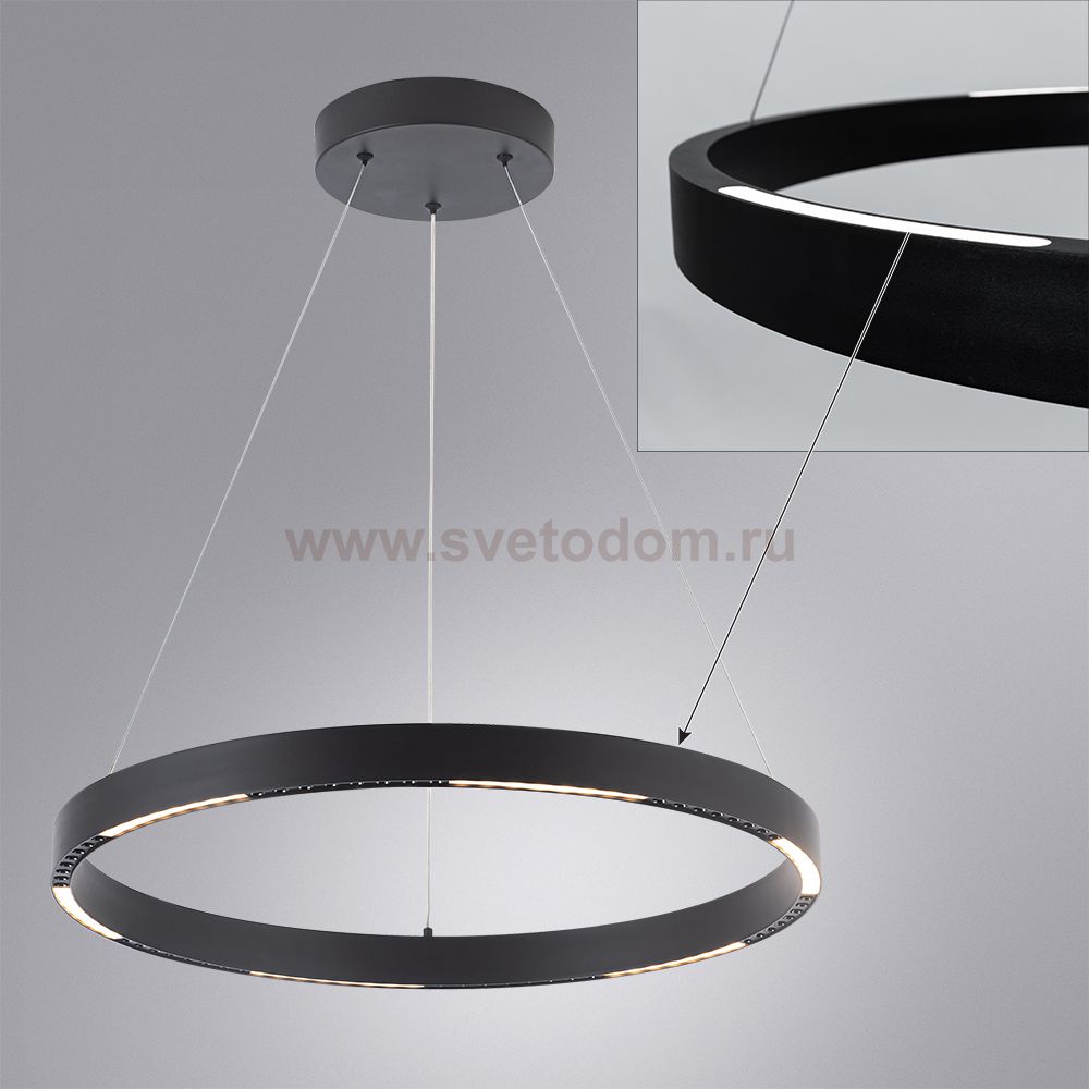 Светильник подвесной Arte lamp A2189LM-1BK LAO