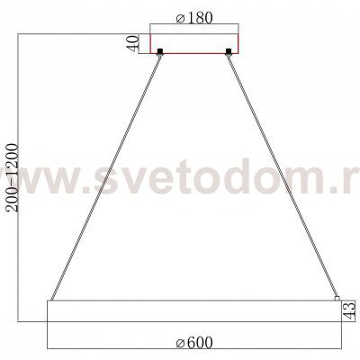 Светильник подвесной Arte lamp A2189LM-1BK LAO