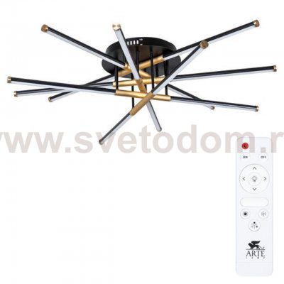 Люстра потолочная с пультом Arte lamp A2199PL-6BK FERNANDO