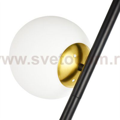 Торшер с двумя и более плафонами Arte lamp A2224PN-2BK ALCOR