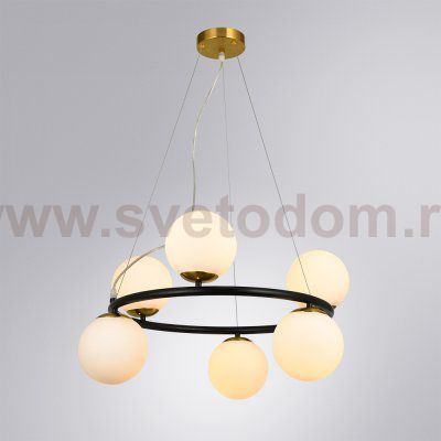 Подвесная люстра Arte lamp A2224SP-6BK ALCOR