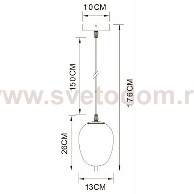 Светильник подвесной Arte lamp A2232SP-1PB FREDDIE FREDDIE