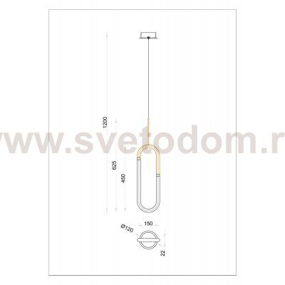 Светильник подвесной Arte Lamp A2233SP-20BK LUMINO