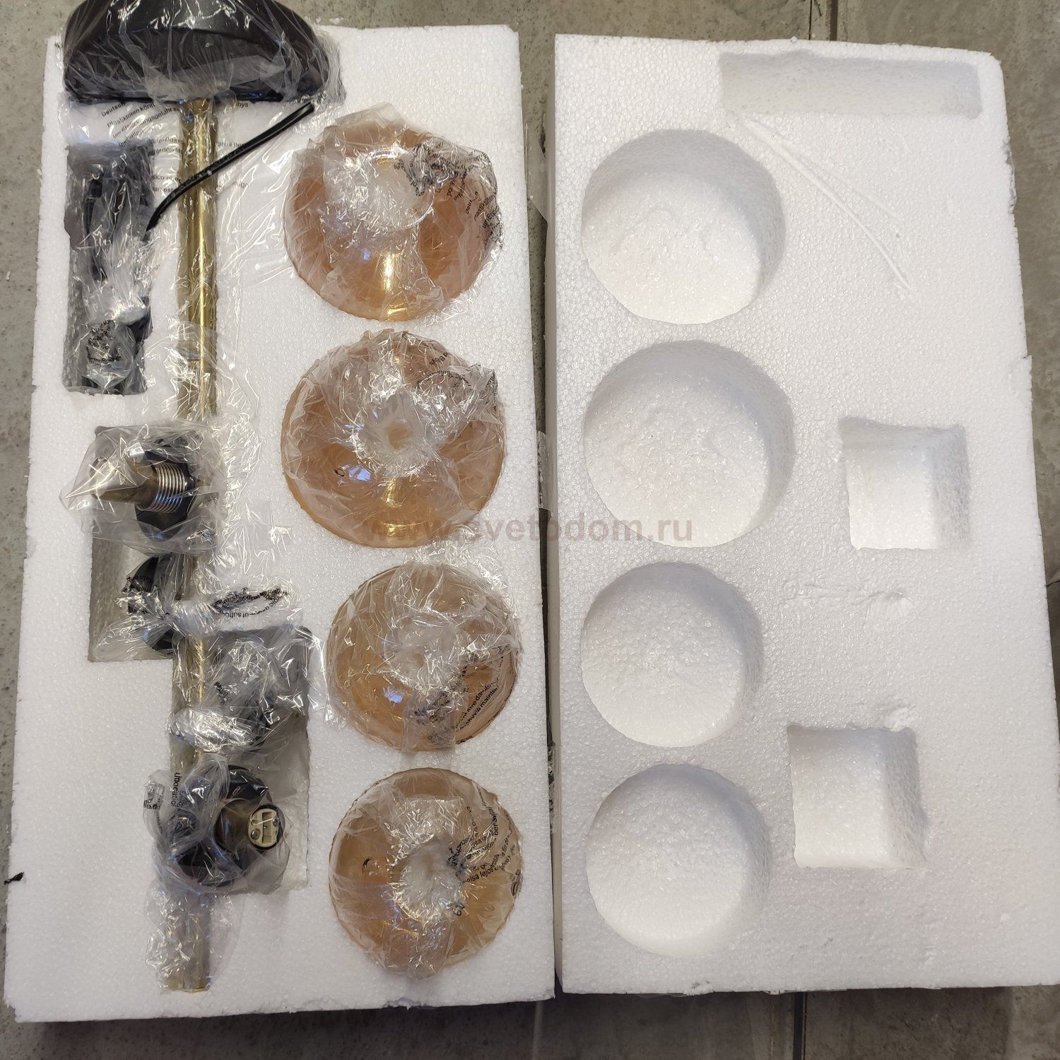 Декоративная настольная лампа Arte lamp A2243LT-4PB GEMINI