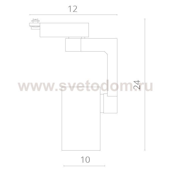 Светильник потолочный Arte lamp A2331PL-1BK TRACCIA
