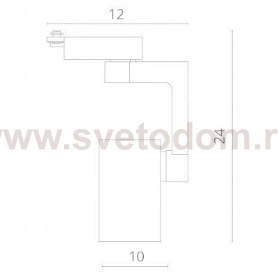Светильник потолочный Arte lamp A2331PL-1BK TRACCIA