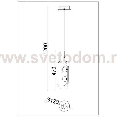 Светильник подвесной Arte Lamp A2341SP-2BK GENEVA