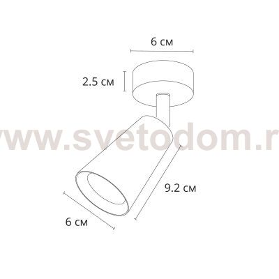 Светильники точечные накладные со сменной лампой Arte Lamp A2352PL-1BK CINTURA