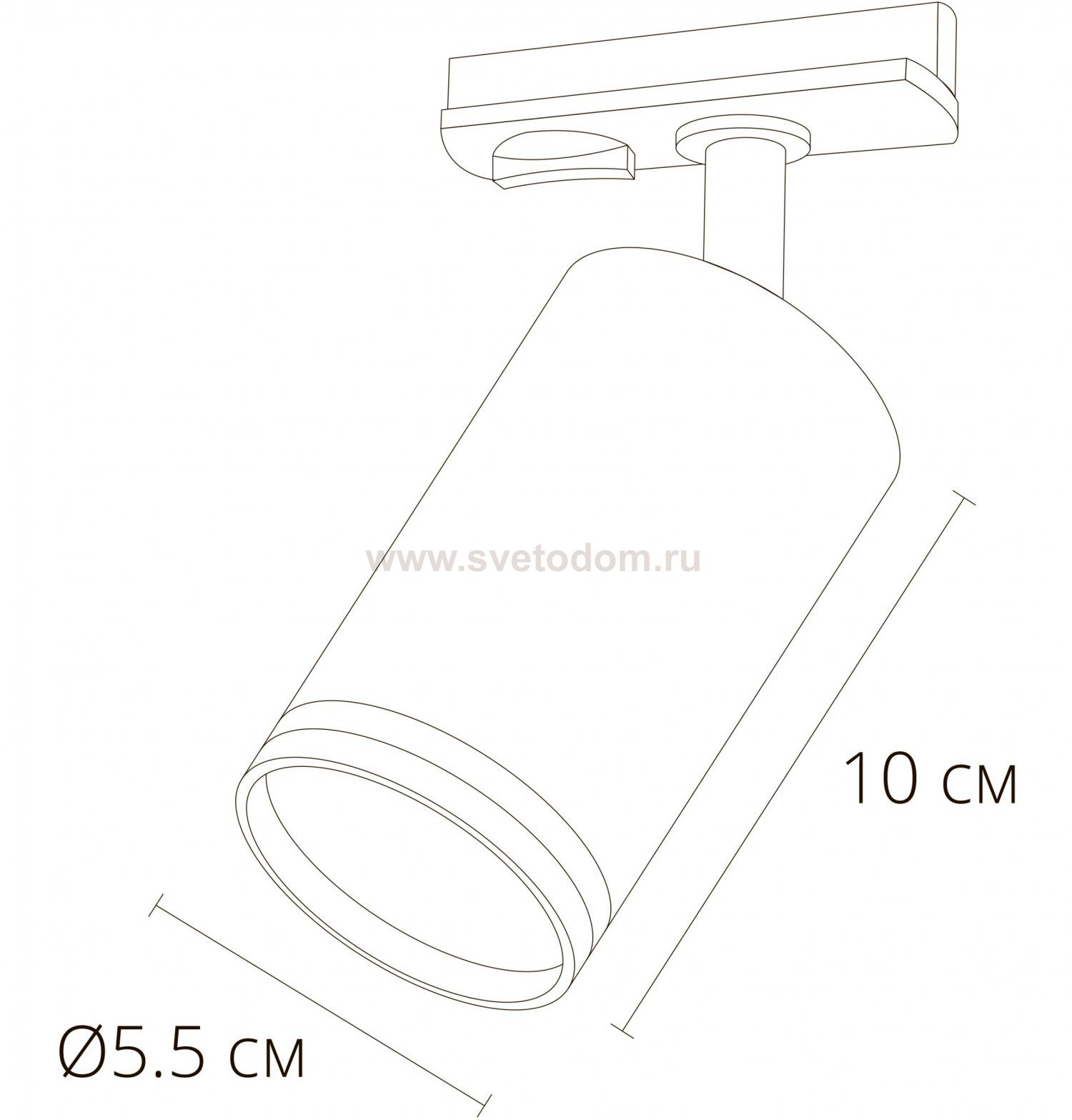 Трековый светильник однофазный Arte Lamp A2364PL-1BK IMAI