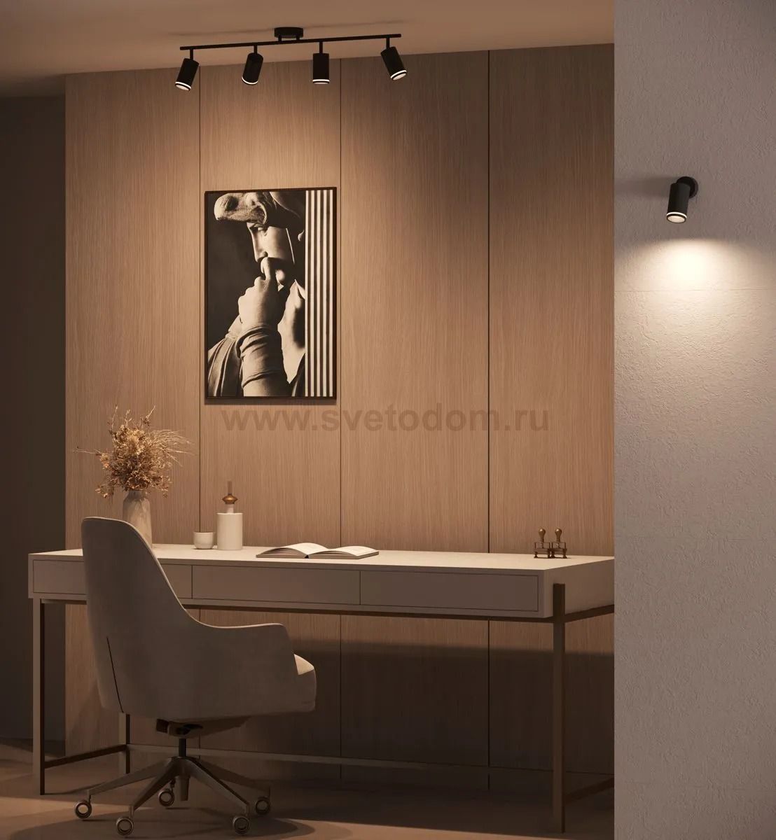 Светильник потолочный Arte Lamp A2365PL-4BK IMAI