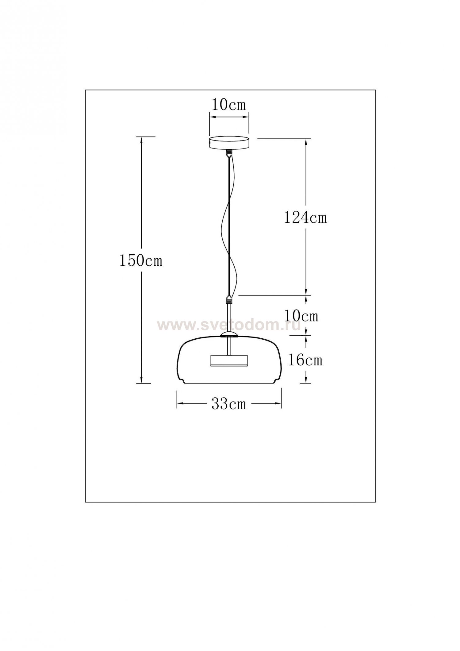 Светильник подвесной Arte Lamp A2404SP-33AM PADOVA