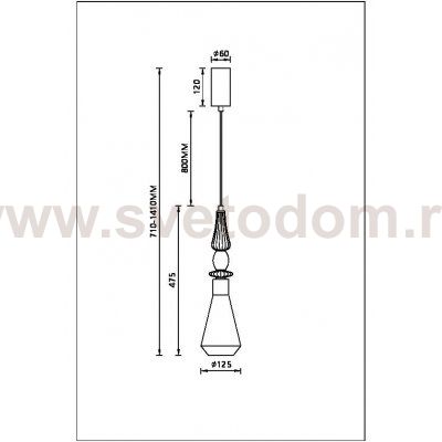 Подвес Arte Lamp A2405SP-8YL CORAL
