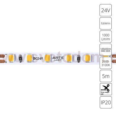 Светодиодная лента Arte Lamp A2412005-01-3K TAPE