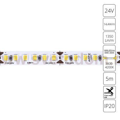 Светодиодная лента Arte Lamp A2418008-02-4K TAPE