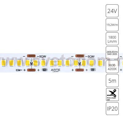 Светодиодная лента Arte Lamp A2424010-02-4K TAPE
