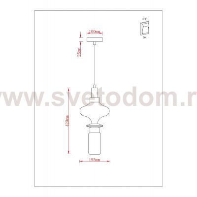 Подвес Arte Lamp A2442SP-10PB FIORATO