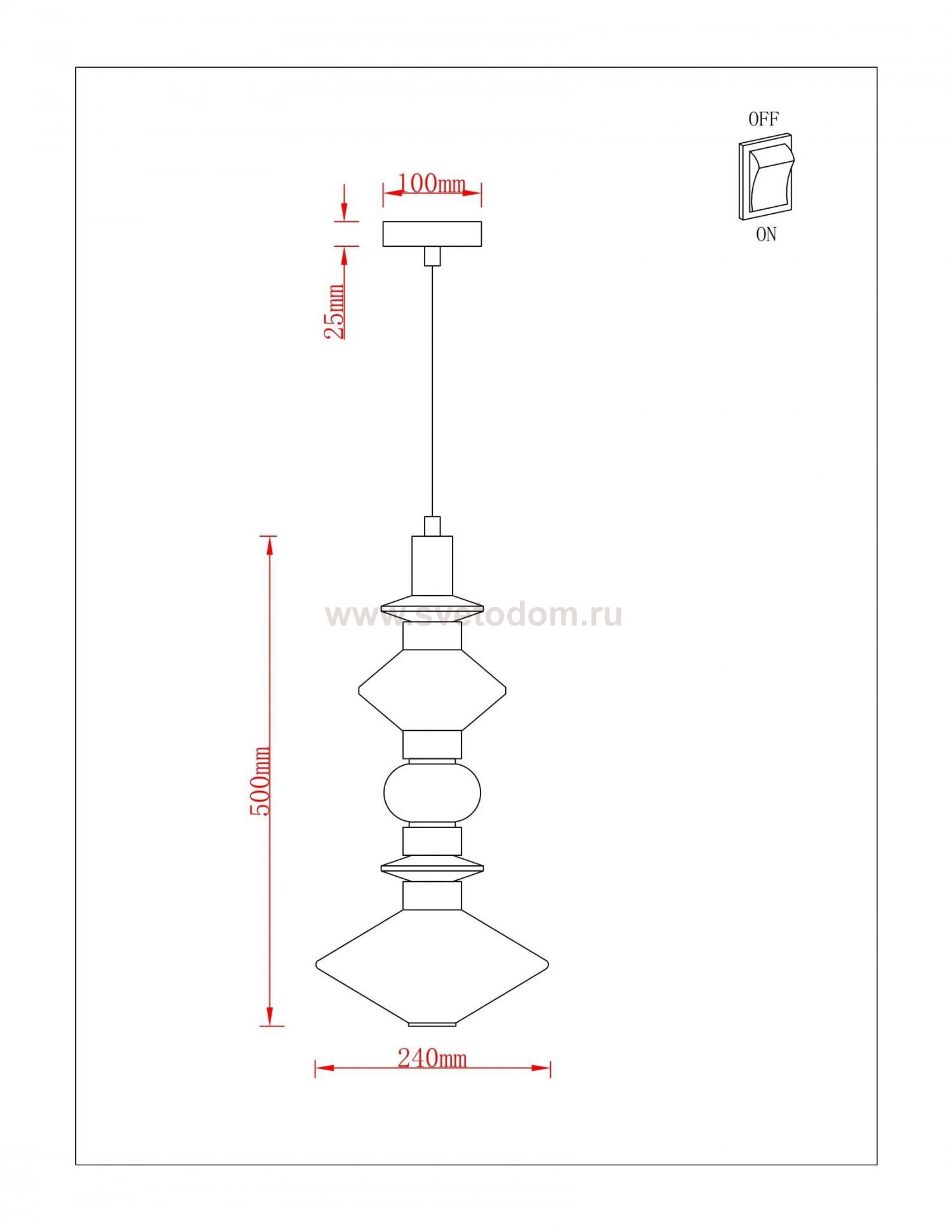 Подвес Arte Lamp A2442SP-15PB FIORATO
