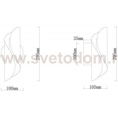 Настенный светильник бра Arte Lamp A2475AP-7PB CICLONE