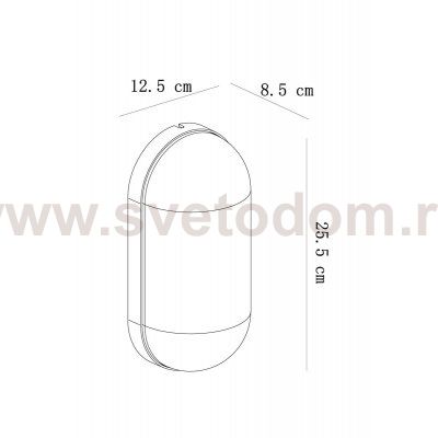 Уличный светильник Arte Lamp A2481AL-1BR MARFIK