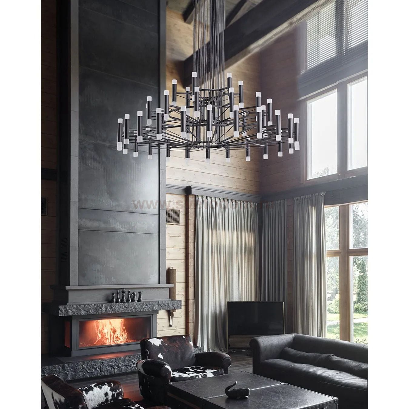Светильник подвесной Arte Lamp A2482SP-84BK EMPIRE