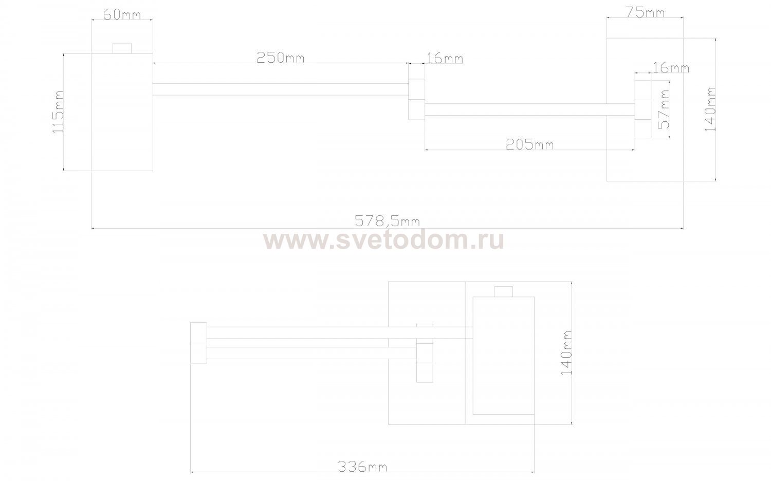 Светильник настенный Arte Lamp A2490AP-1BK POSTERIOR