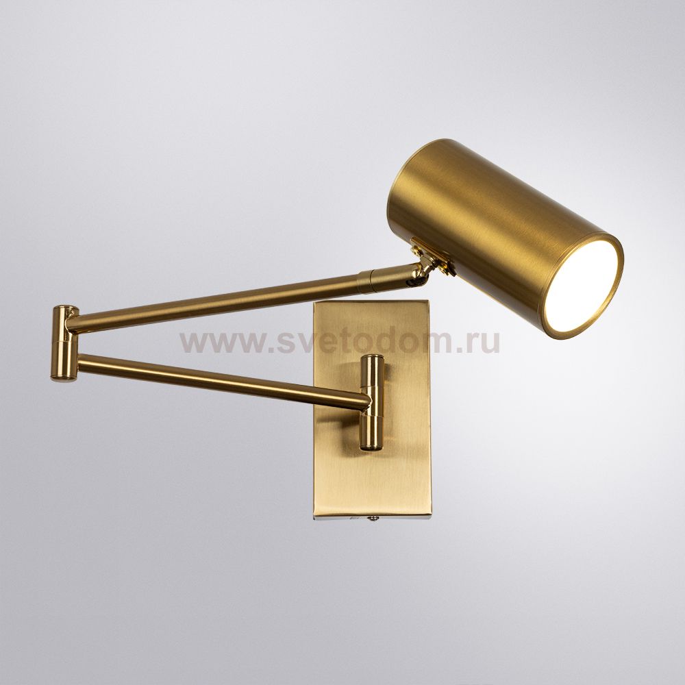 Светильник настенный бра на штанге Arte Lamp A2490AP-1PB: купить в ...