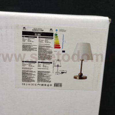 Светильник настольный Arte Lamp A2581LT-1AB ELBA