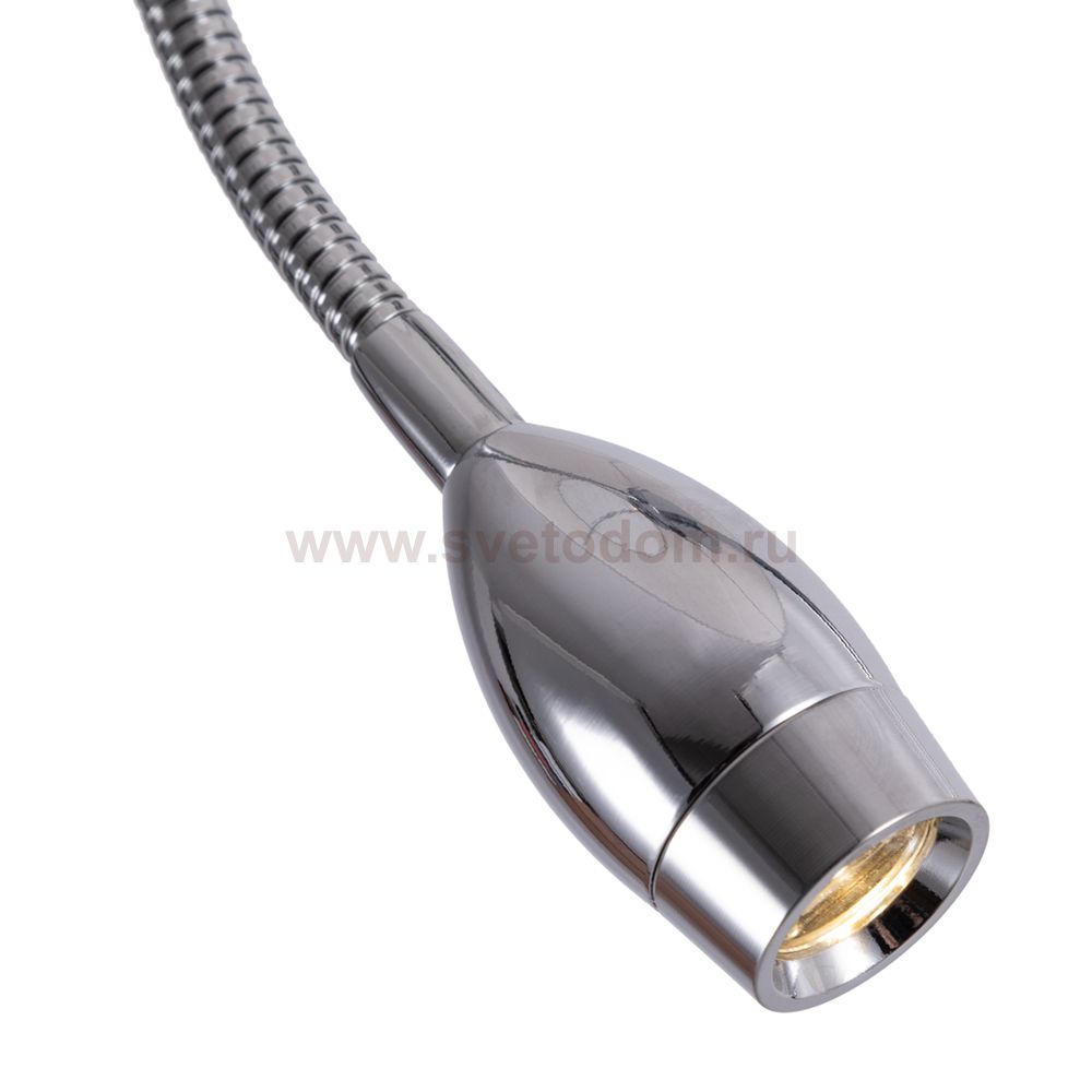 Светильник напольный с подсветкой для чтения Arte lamp A2581PN-2CC ELBA