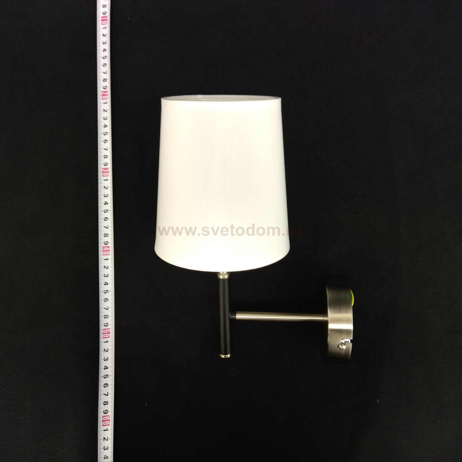 Светильник настенный бра с абажуром Arte Lamp A2589AP-1SS RODOS