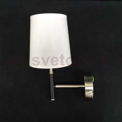 Светильник настенный бра с абажуром Arte Lamp A2589AP-1SS RODOS