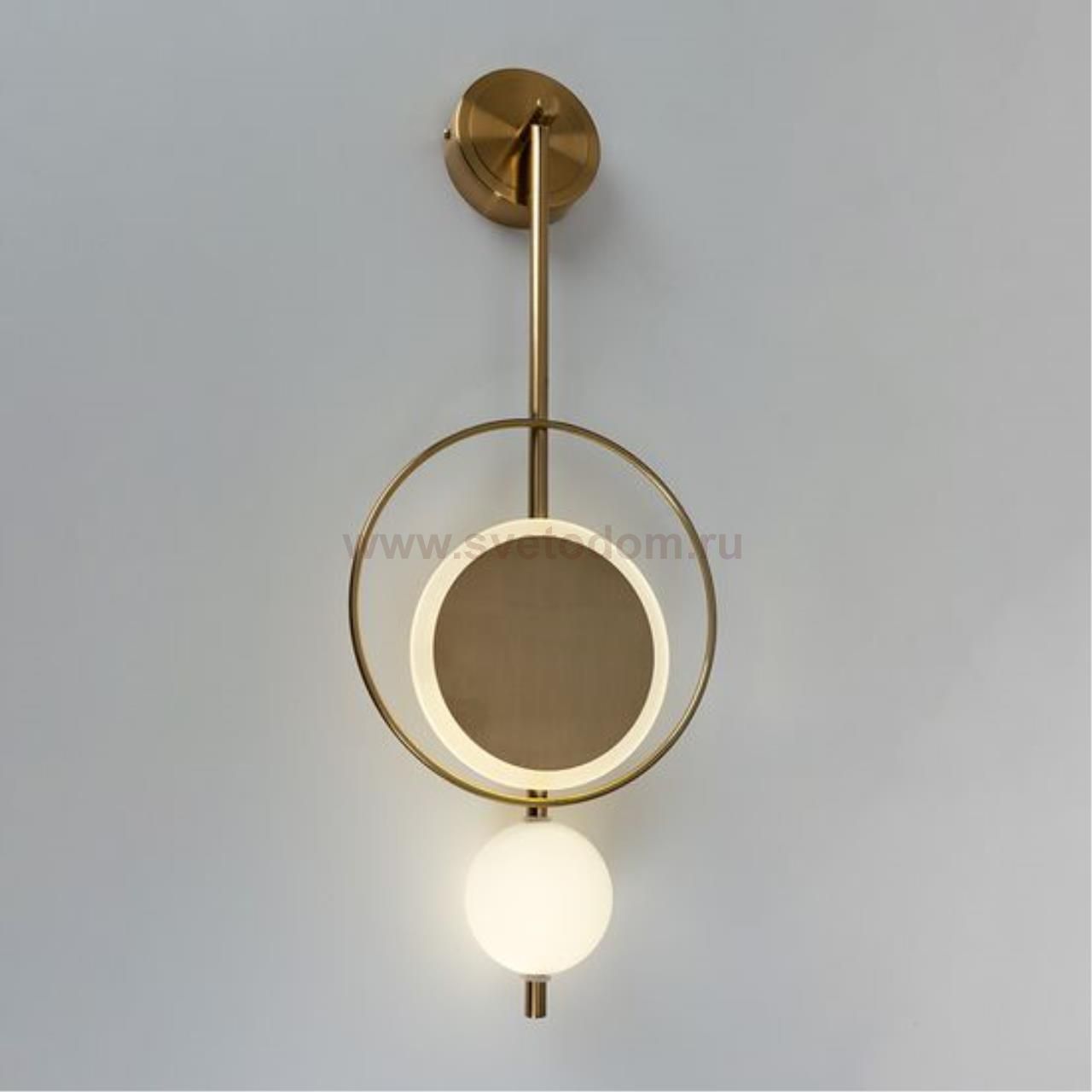 Светильник настенный бра Arte lamp A2604AP-7GO POLARIS