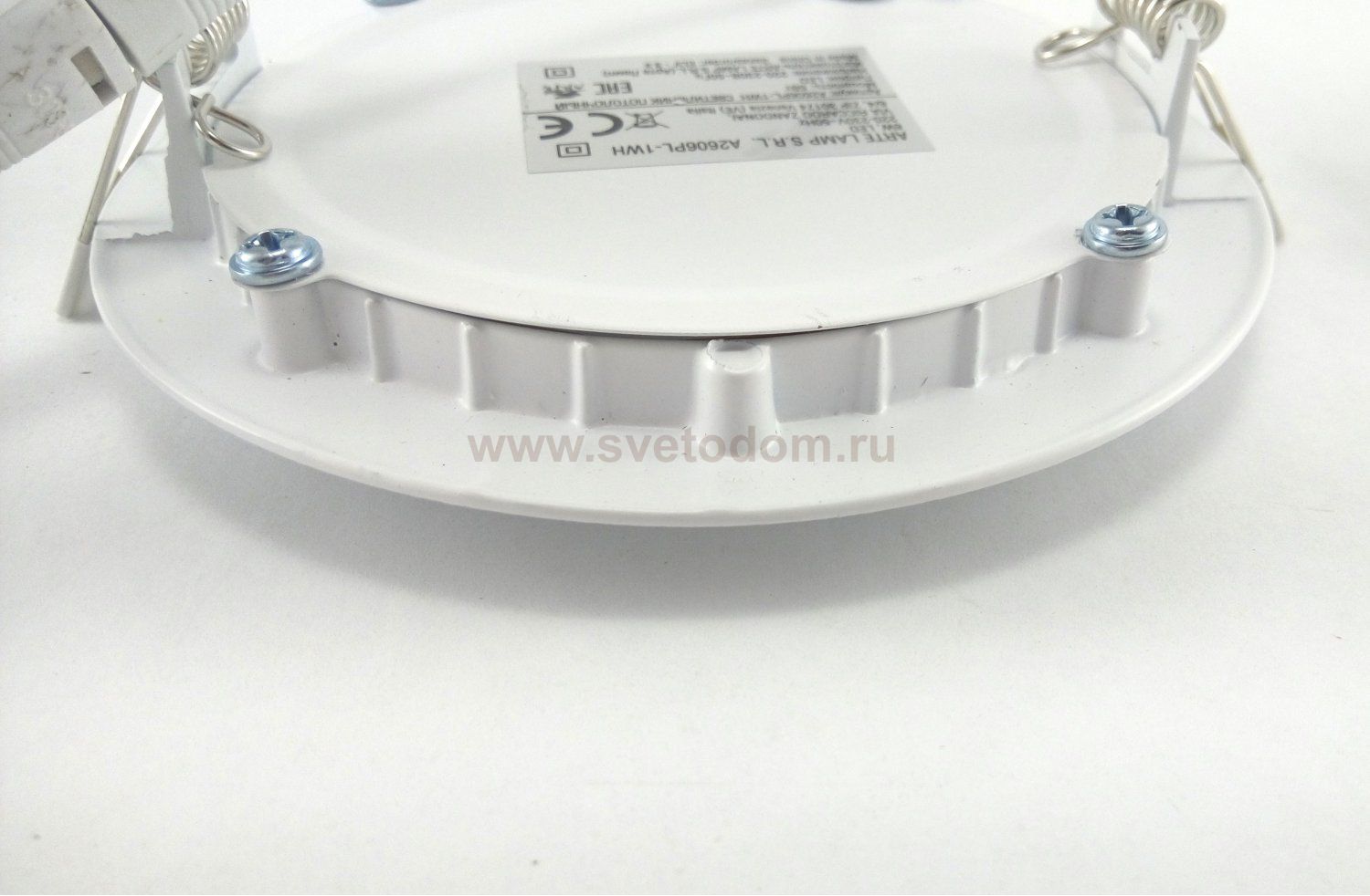 Тонкий диодный светильник 6Вт LED Arte lamp A2606PL-1WH Fine