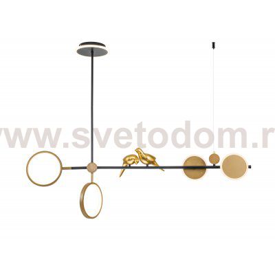 Люстра на штанге Arte lamp A2613SP-4BK TOLIMAN
