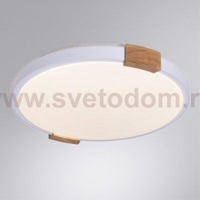 Светильник светодиодный 72Вт 510мм Arte Lamp A2684PL-72WH с деревом и пультом JERSEY