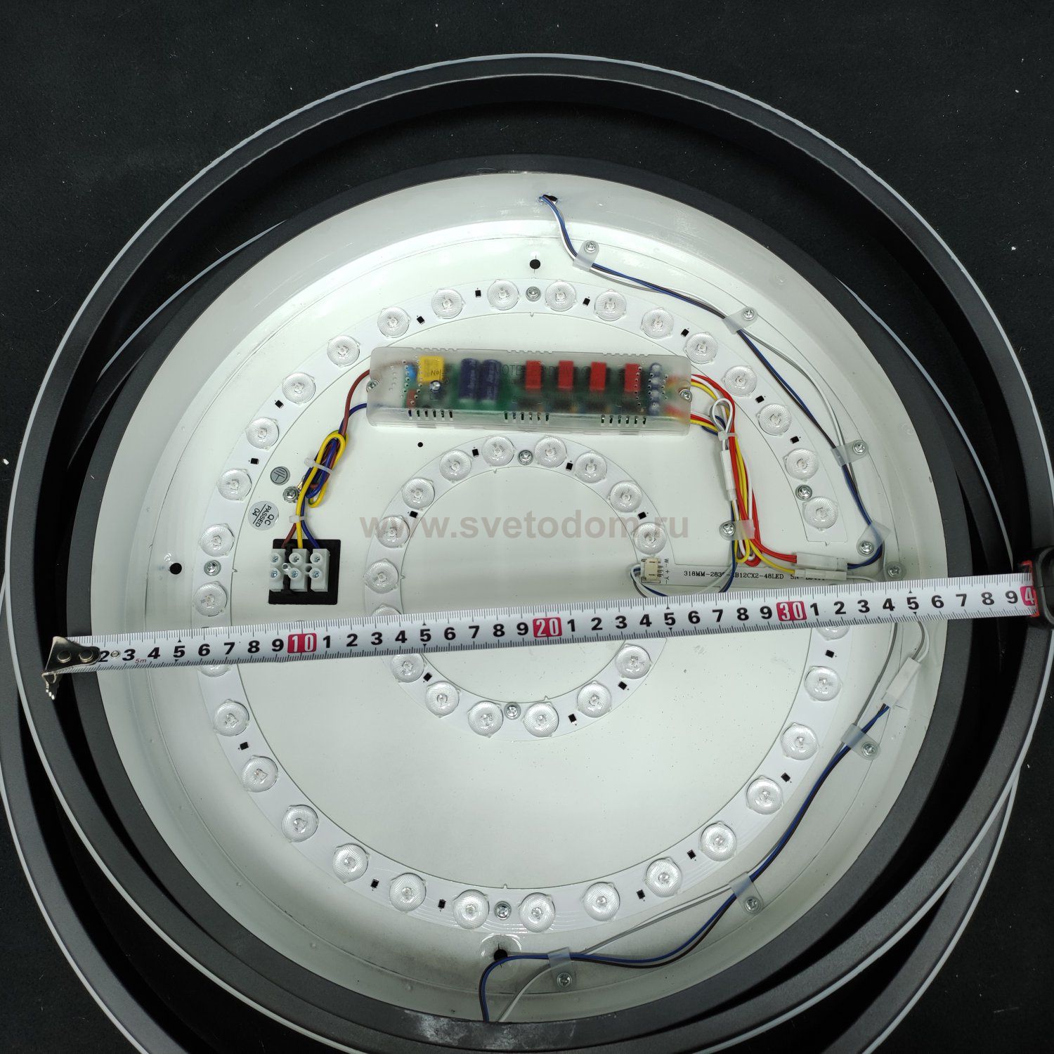 Светильник светодиодный с пультом 148Вт 500мм Arte Lamp A2688PL-1BK 