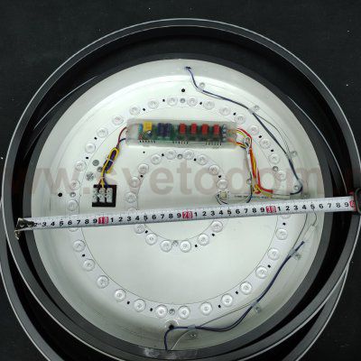 Светильник светодиодный с пультом 148Вт 500мм Arte Lamp A2688PL-1BK 