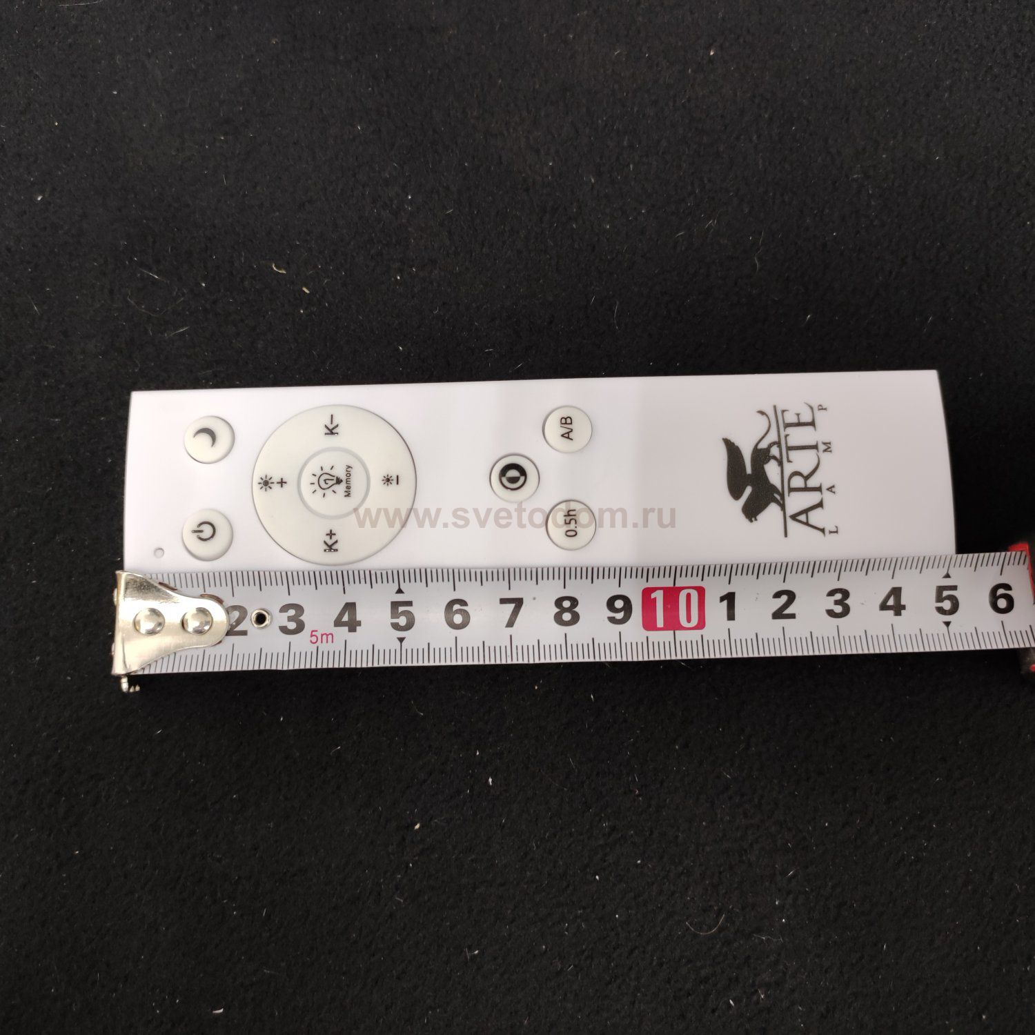 Светильник светодиодный с пультом 148Вт 500мм Arte Lamp A2688PL-1BK 