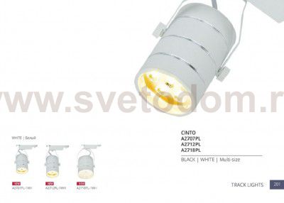 Светильник потолочный Arte lamp A2707PL-1WH CINTO