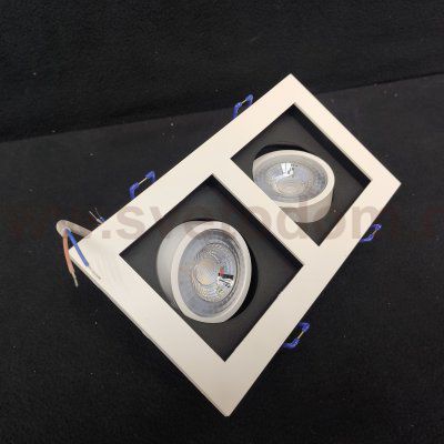 Светильник встраиваемый светодиодный 2*10Вт 4200К Arte lamp A2710PL-2WH GRADO