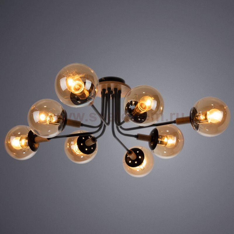Люстра потолочная Arte Lamp A2716PL-8BK OXFORD